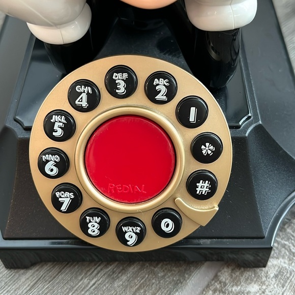Vintage Mickey Mouse Disney Animated Rotary landline Home Phone - Picture 8 of 13